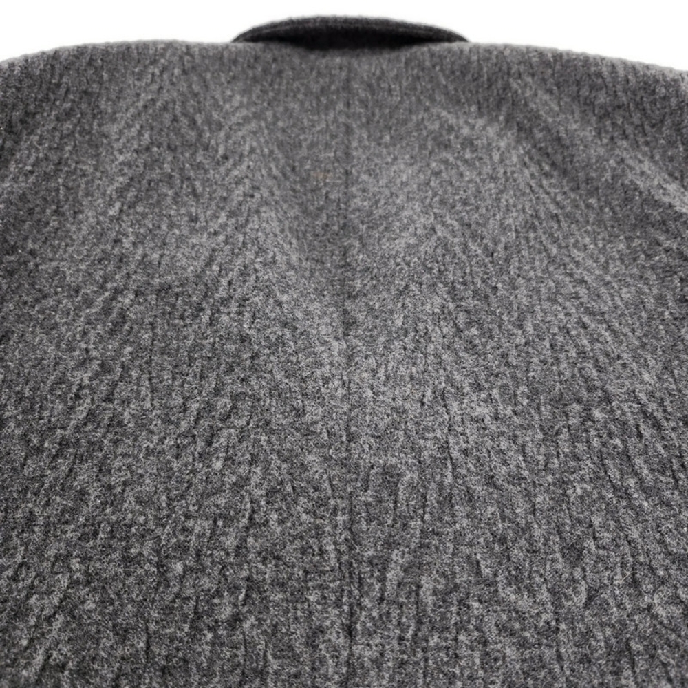 Emporio Armani Johnny Line Grey Woven Virgin Wool Blend Two Button Blazer Italy - Picture 4 of 13